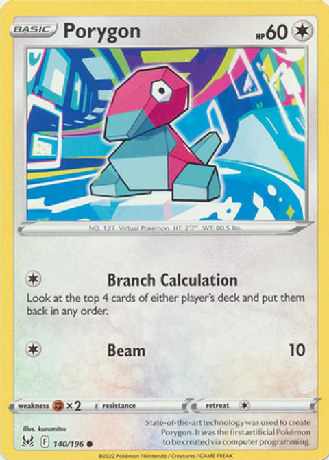 Porygon - 140/196 - Common - LOR