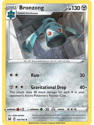 Bronzong - 126/196 - Uncommon - LOR