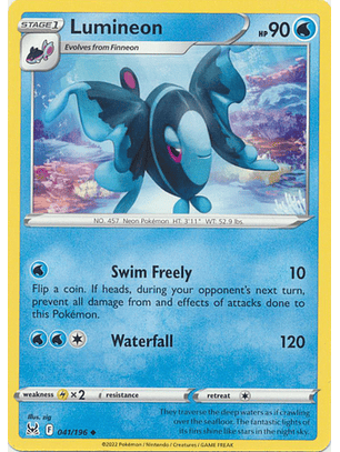 Lumineon - 041/196 - Uncommon - LOR