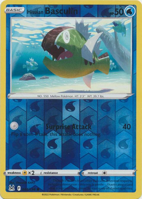 Hisuian Basculin - 044/196 - Common - LOR