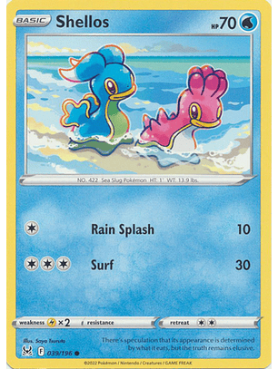 Shellos - 039/196 - Common - LOR