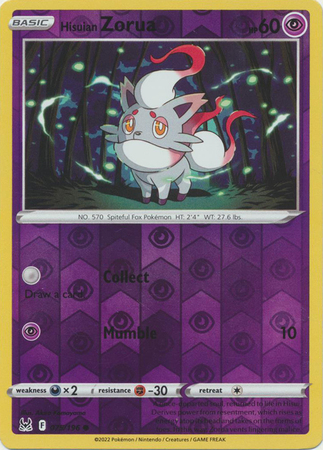 Hisuian Zorua - 075/196 - Common - LOR 1