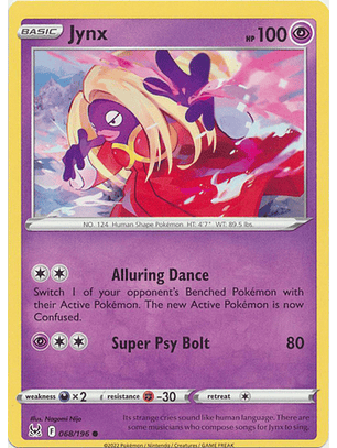Jynx - 068/196 - Common - LOR