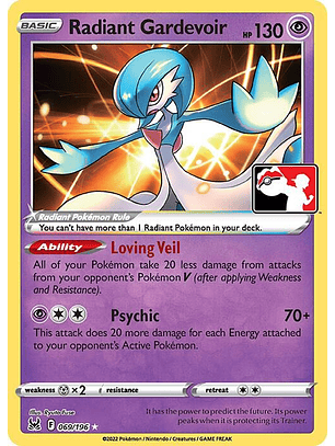 Radiant Gardevoir - 069/196 - Rare - LOR
