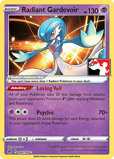 Radiant Gardevoir - 069/196 - Rare - LOR