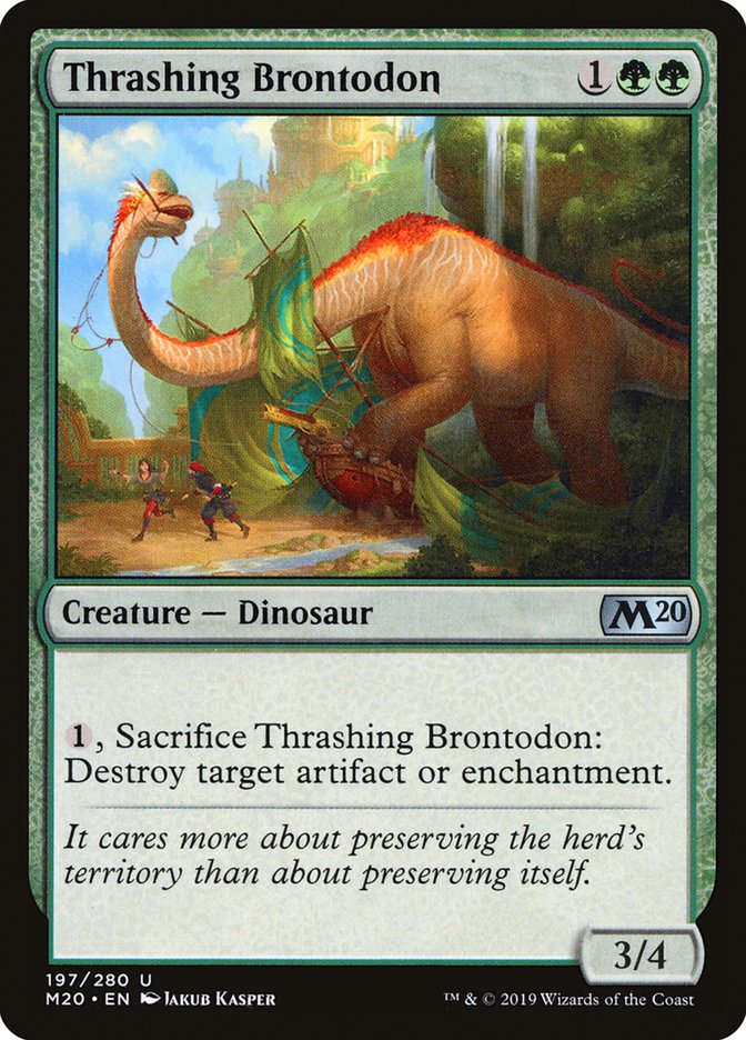 Thrashing Brontodon - M20 - U 1