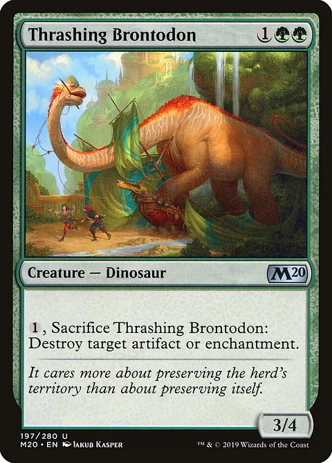 Thrashing Brontodon - M20 - U