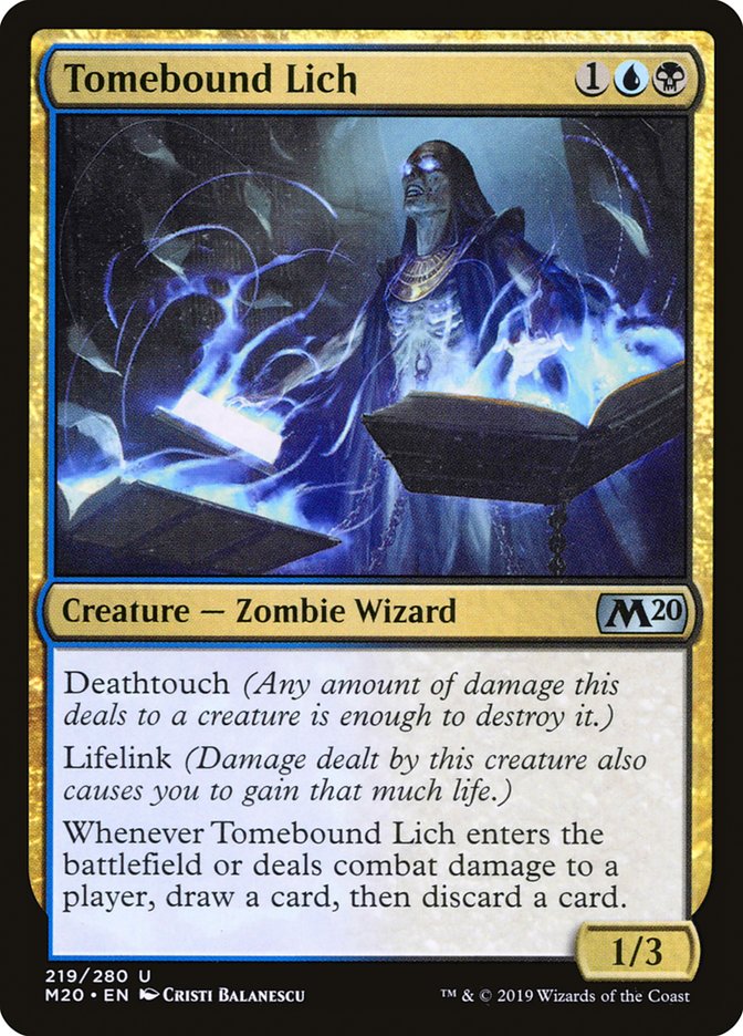 Tomebound Lich  - M20 - U  1