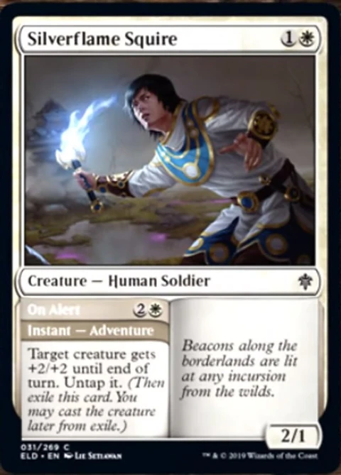 Silverflame Squire - ELD - C 