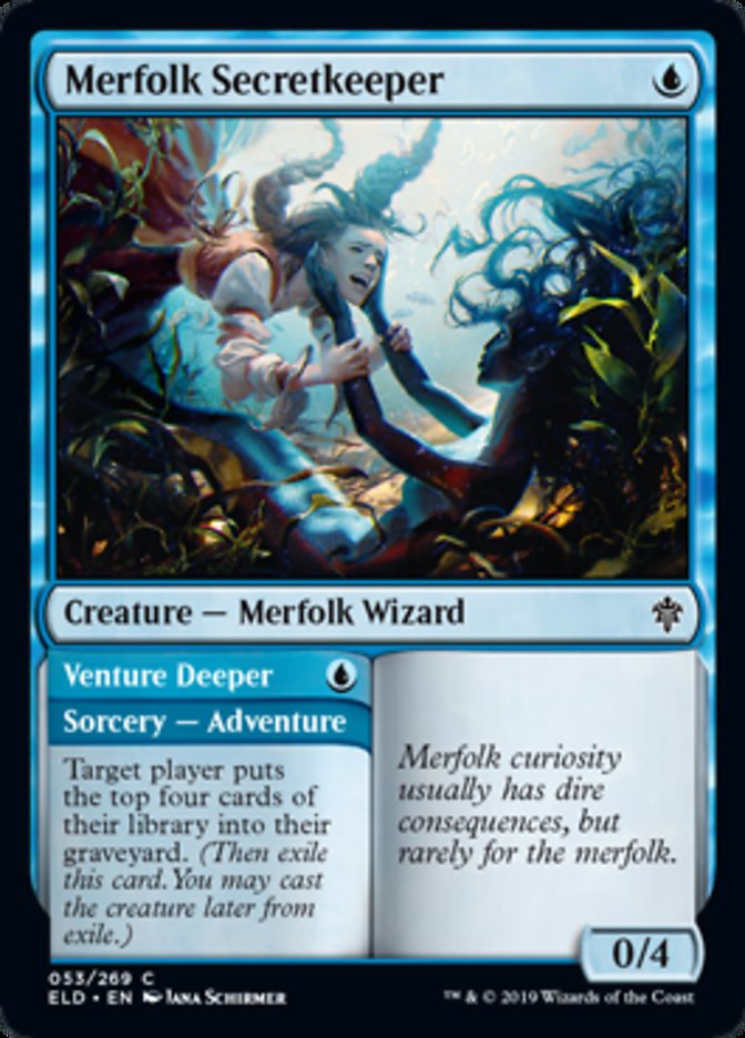 Merfolk Secretkeeper - ELD - C  1