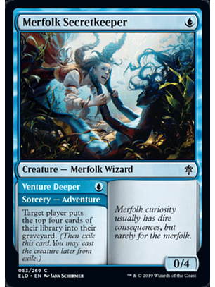 Merfolk Secretkeeper - ELD - C 