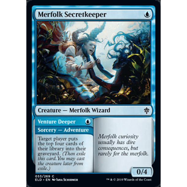 Merfolk Secretkeeper - ELD - C 