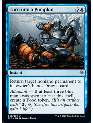 Turn into a Pumpkin - ELD - U