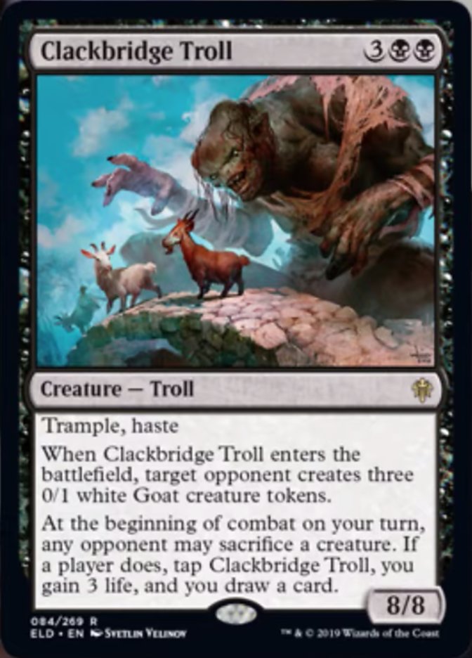 Clackbridge Troll  - ELD - R  1