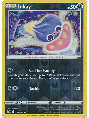 Inkay - 121/196 - Common - LOR