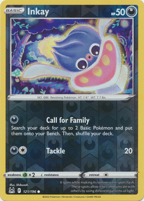 Inkay - 121/196 - Common - LOR
