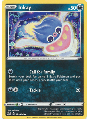 Inkay - 121/196 - Common - LOR