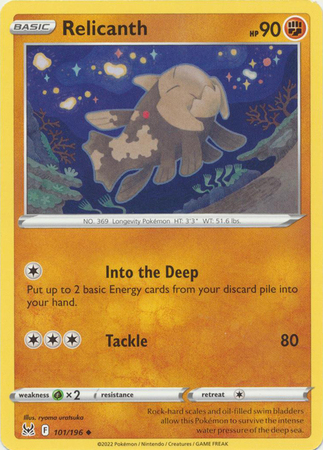 Relicanth - 101/196 - Uncommon - LOR 2