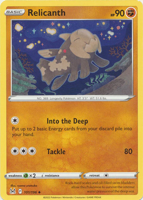 Relicanth - 101/196 - Uncommon - LOR