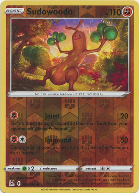 Sudowoodo - 094/196 - Common - LOR 