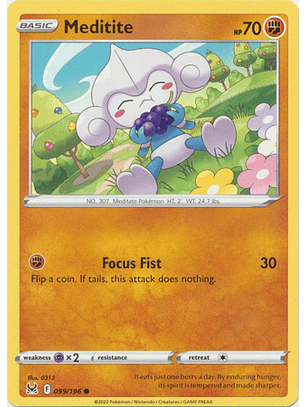 Meditite - 099/196 - Common - LOR