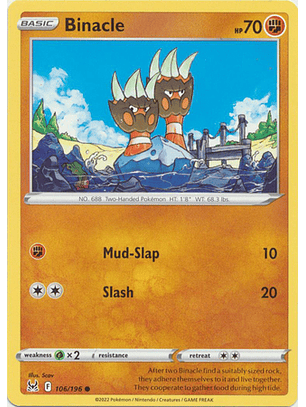 Binacle - 106/196 - Common - LOR