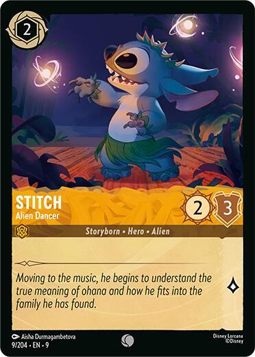 Stitch - Alien Dancer - 9/204 - Common - 9  1