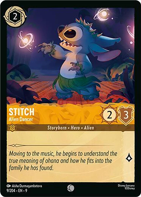 Stitch - Alien Dancer - 9/204 - Common - 9 