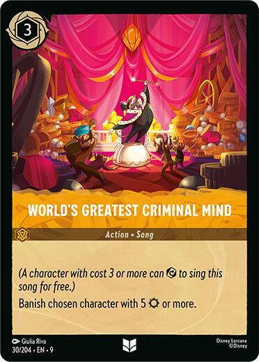 World's Greatest Criminal Mind - 30/204 - Uncommon - 9  1