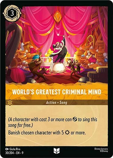 World's Greatest Criminal Mind - 30/204 - Uncommon - 9 
