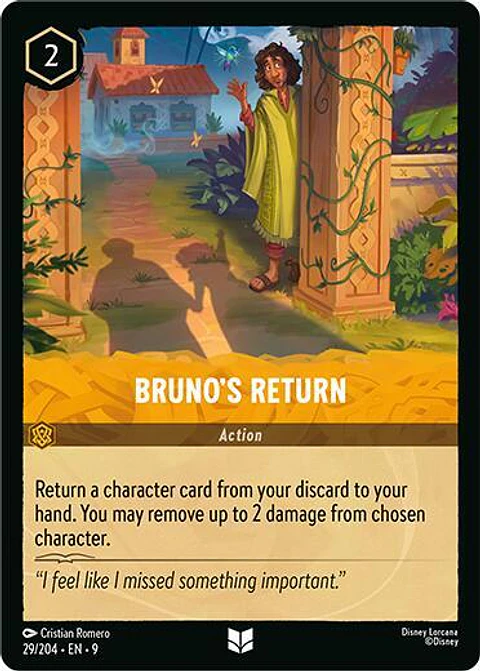 Bruno's Return - 29/204 - Uncommon - 9 