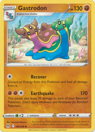 Gastrodon - 102/196 - Uncommon - LOR 1