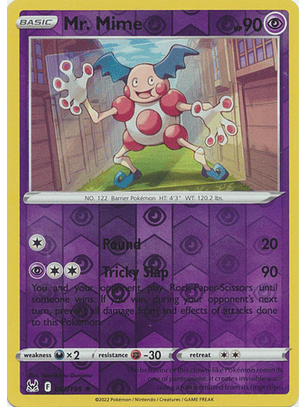 Mr. Mime - 067/196 - Rare - LOR