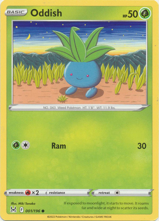 Oddish - 001/196 - Common - LOR 2