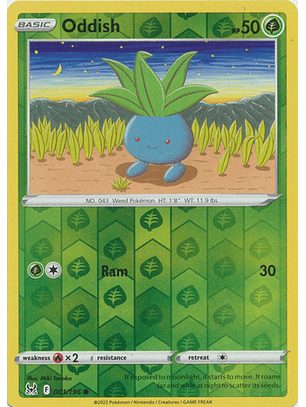Oddish - 001/196 - Common - LOR