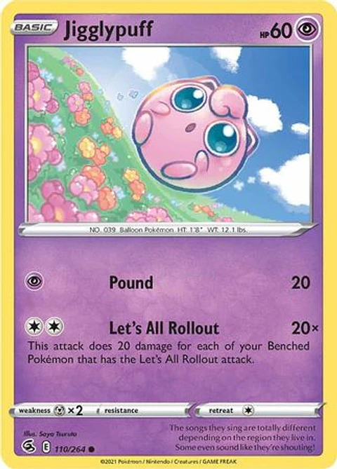 Jigglypuff - 110/264 - Common - FST