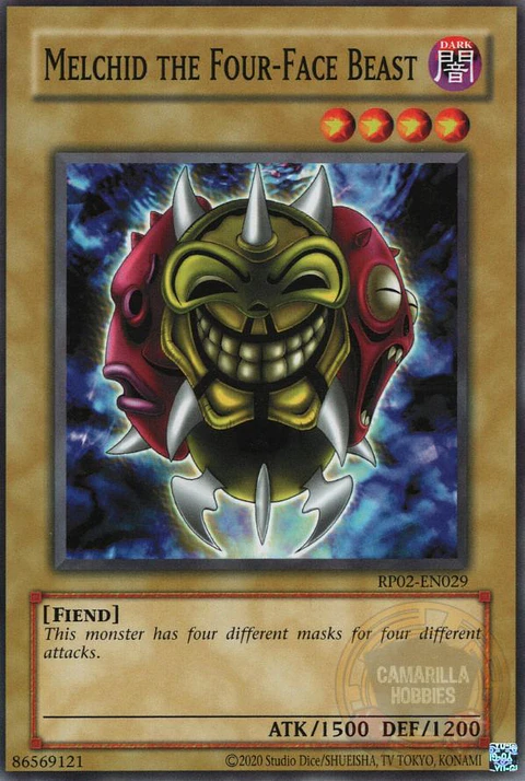 Melchid the Four-Face Beast - RP02-EN029 - Common (Reprint) 