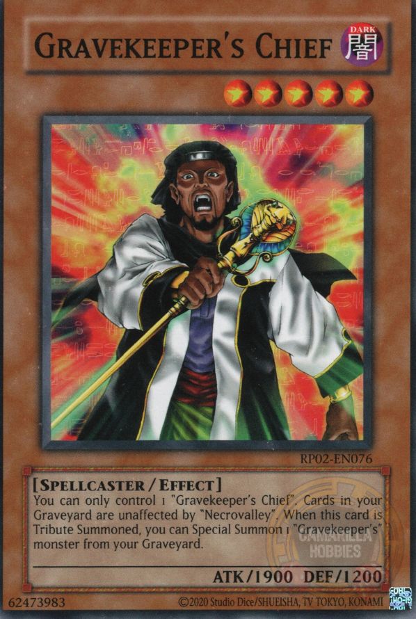 Gravekeeper's Chief - RP02-EN076 - Common (Reprint)  1