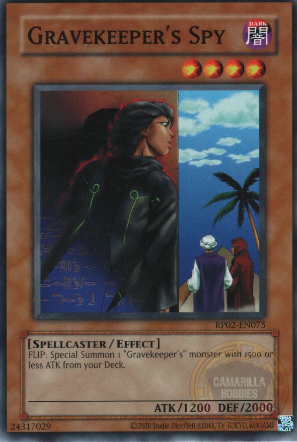 Gravekeeper's Spy - RP02-EN075 - Common (Reprint)  1