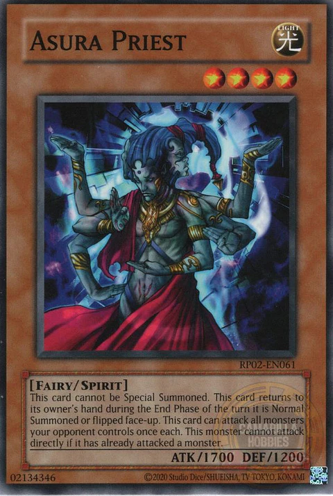 Asura Priest - RP02-EN061 - Common (Reprint) 