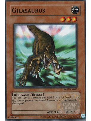 Gilasaurus - RP02-EN043 - Common (Reprint) 