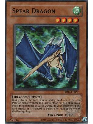 Spear Dragon - RP02-EN057 - Common (Reprint) 