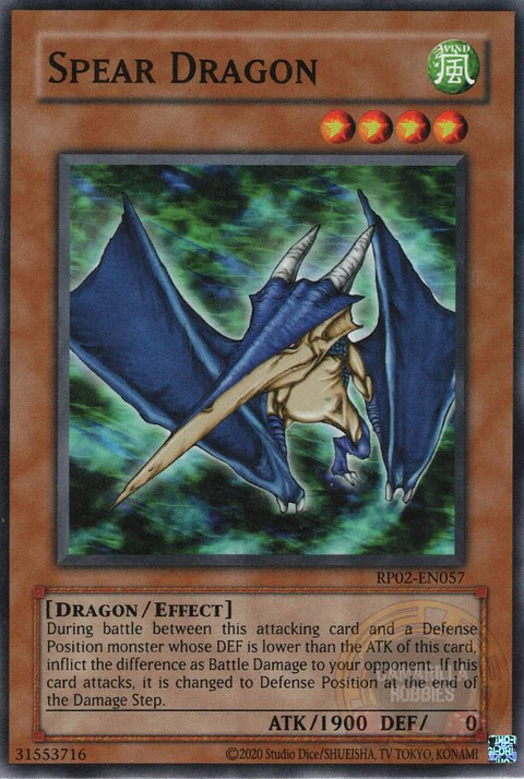 Spear Dragon - RP02-EN057 - Common (Reprint) 