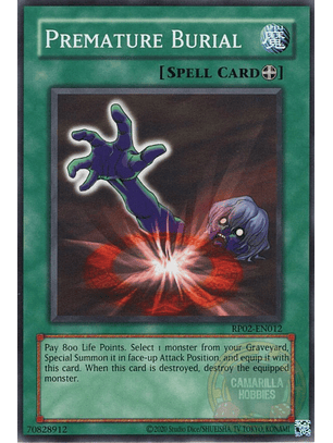 Premature Burial - RP02-EN012 - Common (Reprint) 