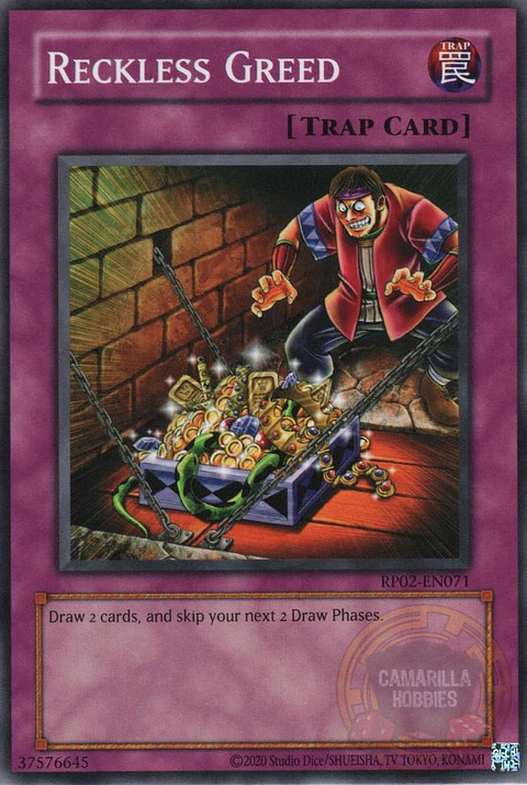 Reckless Greed - RP02-EN071 - Common (Reprint) 
