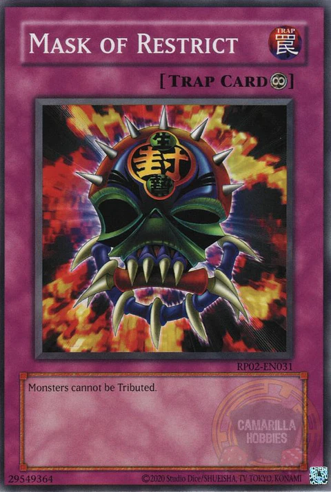 Mask of Restrict - RP02-EN031 - Common (Reprint) 