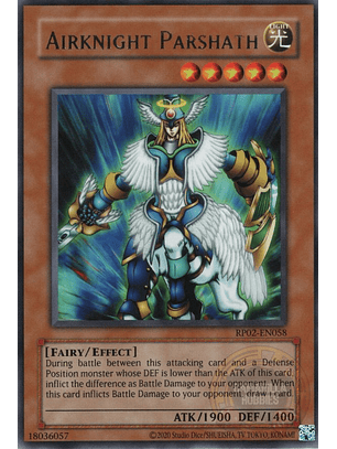 Airknight Parshath - RP02-EN058 - Rare (Reprint) 