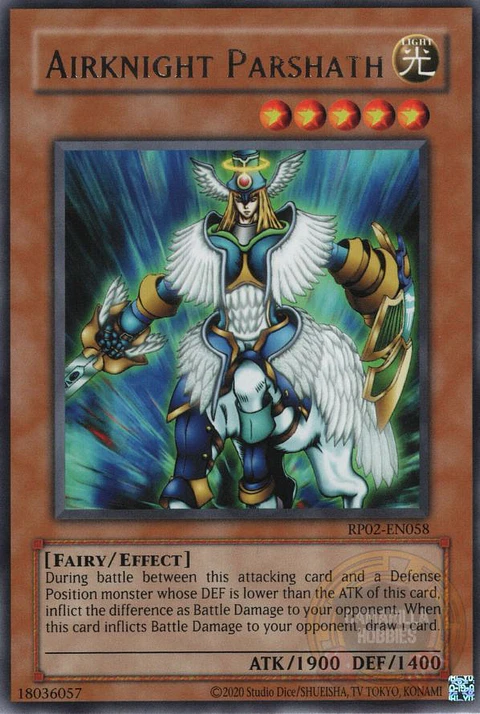 Airknight Parshath - RP02-EN058 - Rare (Reprint) 