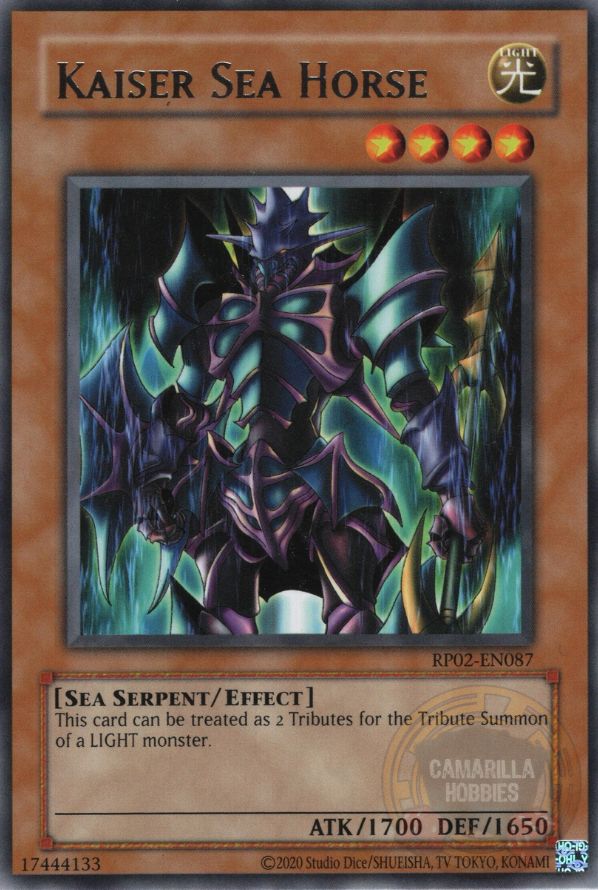 Kaiser Sea Horse - RP02-EN087 - Rare (Reprint)  1