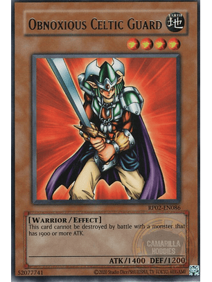 Obnoxious Celtic Guard - RP02-EN086 - Rare (Reprint) 